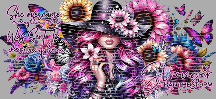 16oz Sunflower Girl-SU-328